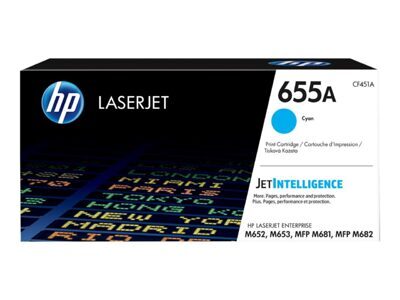 HP Toner 655A cyan für Color LaserJet Enterprise M652, M653
